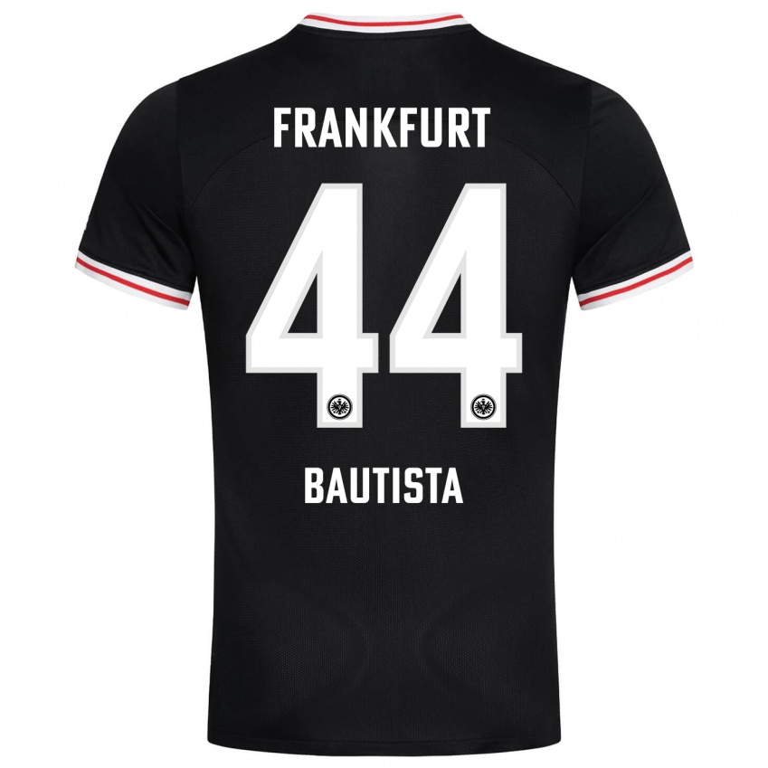 Kinder Davis Bautista #44 Schwarz Auswärtstrikot Trikot 2023/24 T-Shirt Österreich
