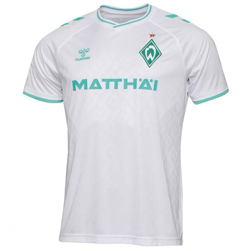 Kinder Mika Wallentowitz #7 Weiß Auswärtstrikot Trikot 2023/24 T-Shirt Österreich