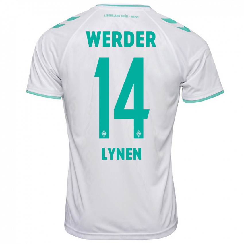 Kinder Senne Lynen #14 Weiß Auswärtstrikot Trikot 2023/24 T-Shirt Österreich