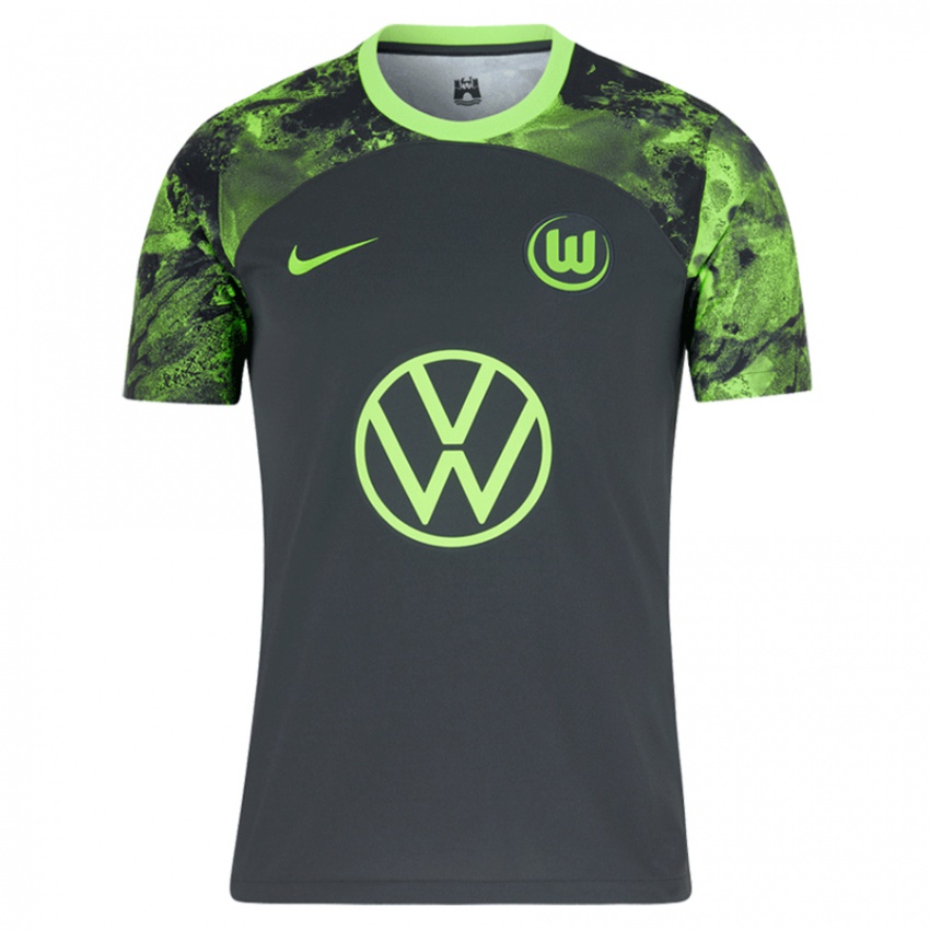 Kinder Yannick Gerhardt #31 Dunkelgrau Auswärtstrikot Trikot 2023/24 T-Shirt Österreich