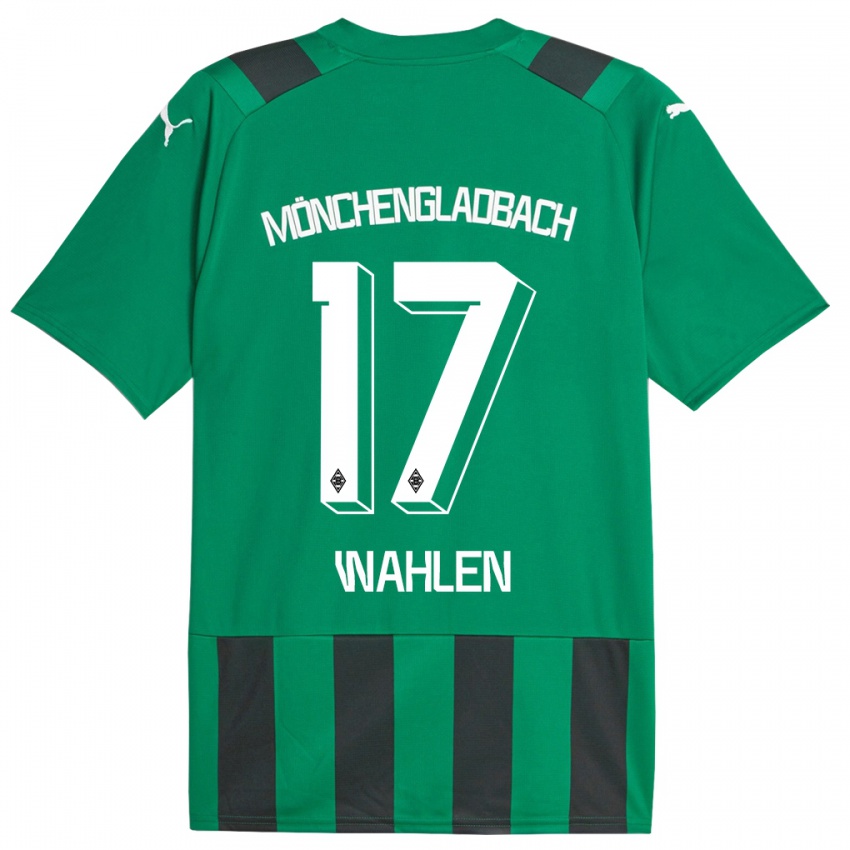 Kinder Vanessa Wahlen #17 Schwarz Grün Auswärtstrikot Trikot 2023/24 T-Shirt Österreich