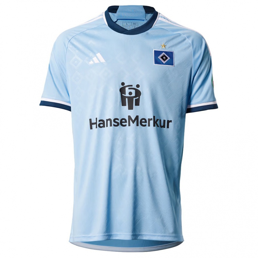 Kinder Jan-Lukas Jasper #24 Blau Auswärtstrikot Trikot 2023/24 T-Shirt Österreich