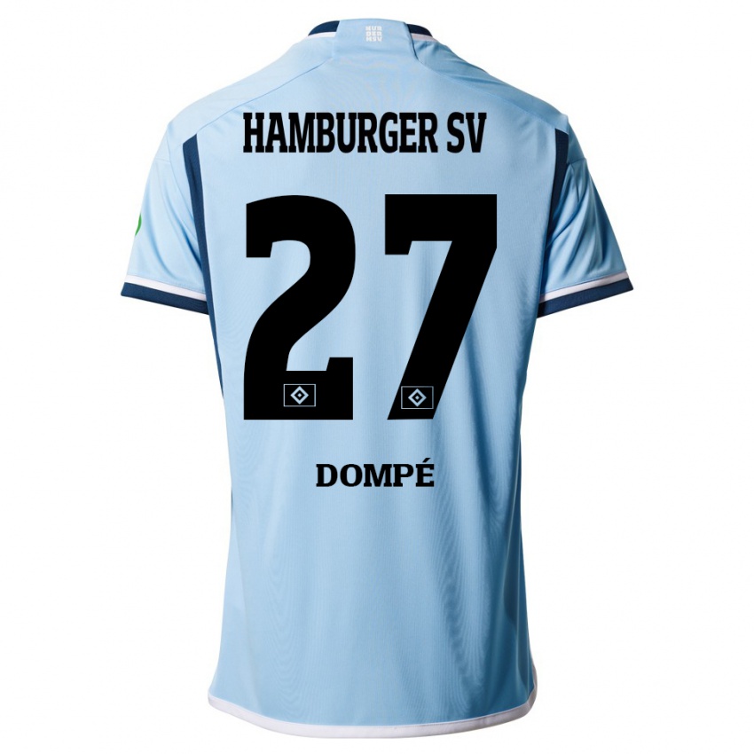 Kinder Jean-Luc Dompé #27 Blau Auswärtstrikot Trikot 2023/24 T-Shirt Österreich