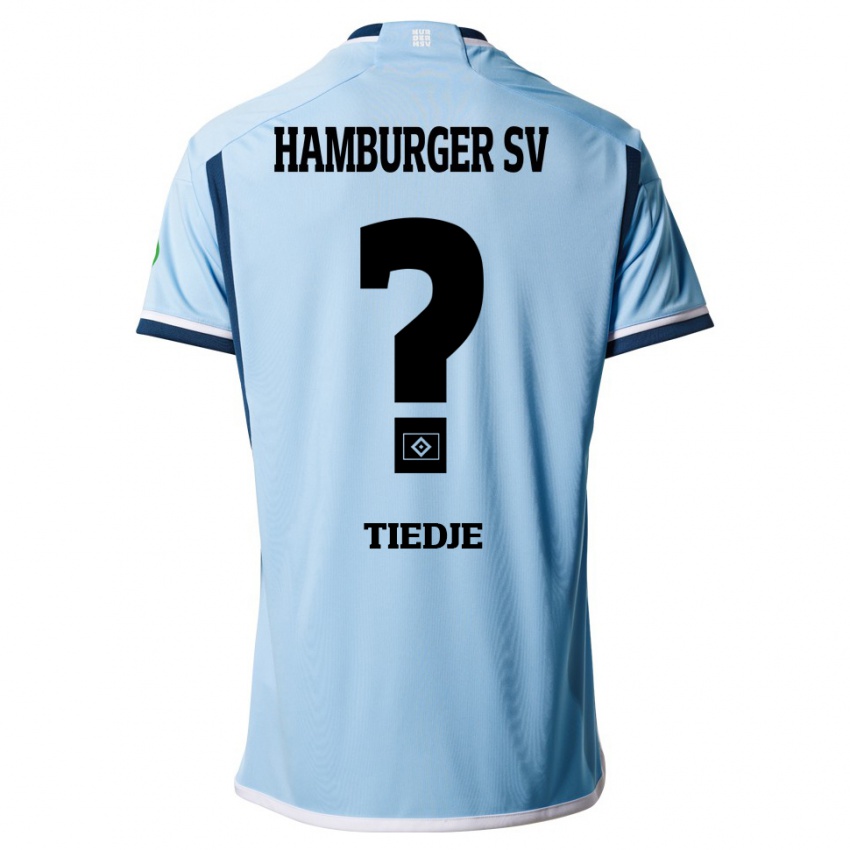 Kinder Patrick Tiedje #0 Blau Auswärtstrikot Trikot 2023/24 T-Shirt Österreich