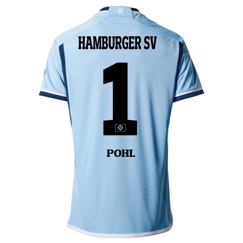 Kinder Christina Pohl #1 Blau Auswärtstrikot Trikot 2023/24 T-Shirt Österreich