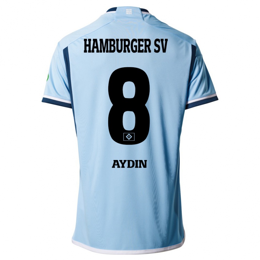 Kinder Songül Aydin #8 Blau Auswärtstrikot Trikot 2023/24 T-Shirt Österreich