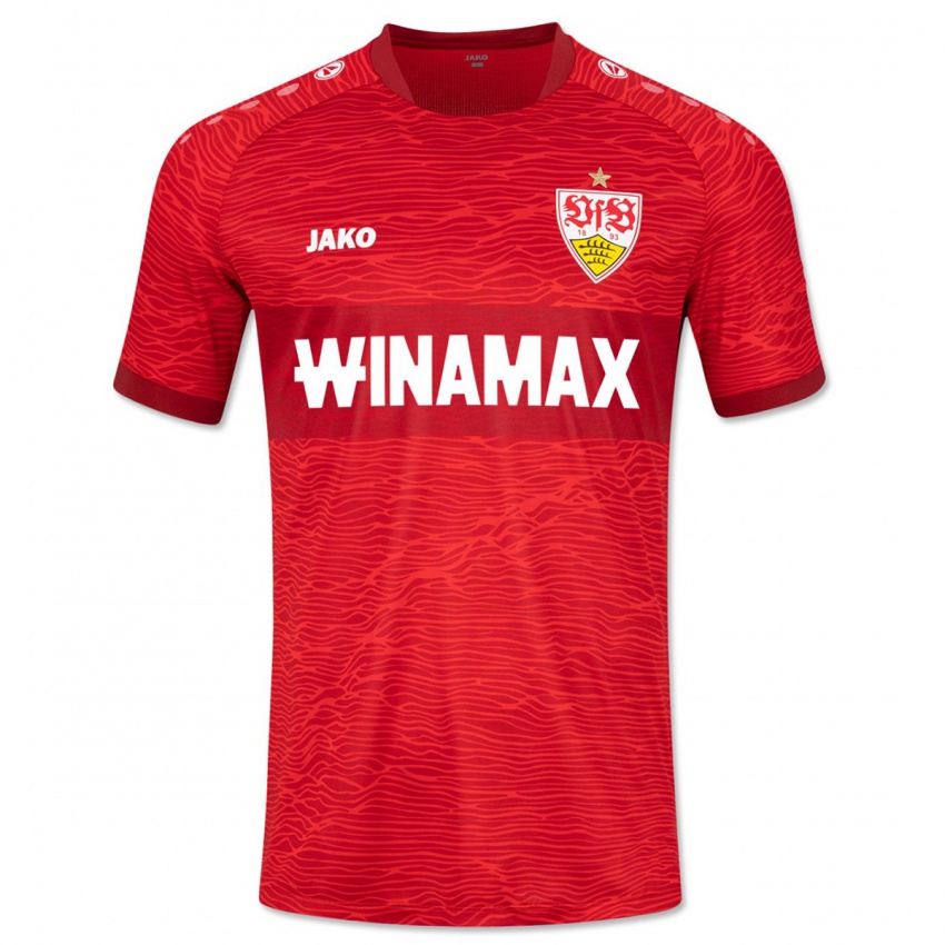 Kinder Samuele Di Benedetto #18 Rot Auswärtstrikot Trikot 2023/24 T-Shirt Österreich