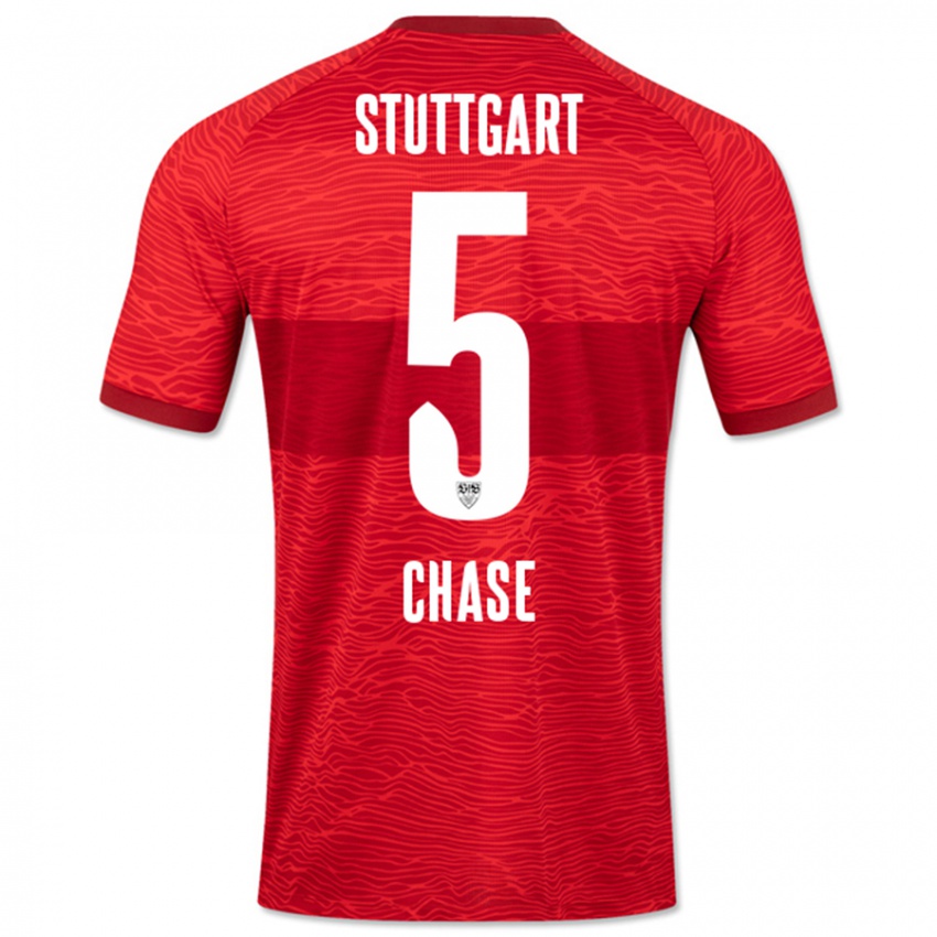 Kinder Anrie Chase #5 Rot Auswärtstrikot Trikot 2023/24 T-Shirt Österreich