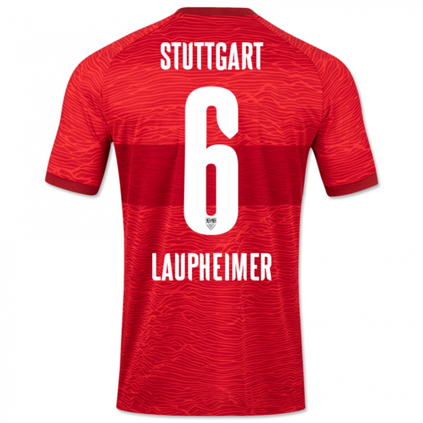 Kinder Lukas Laupheimer #6 Rot Auswärtstrikot Trikot 2023/24 T-Shirt Österreich