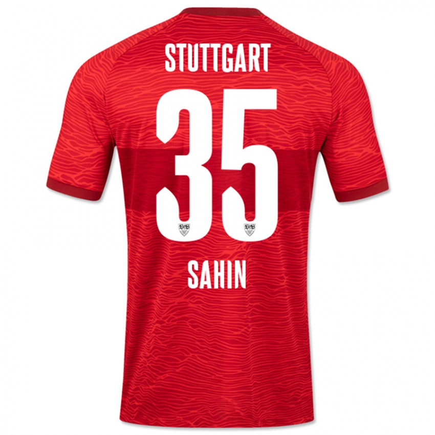 Kinder Mehmet Sahin #35 Rot Auswärtstrikot Trikot 2023/24 T-Shirt Österreich