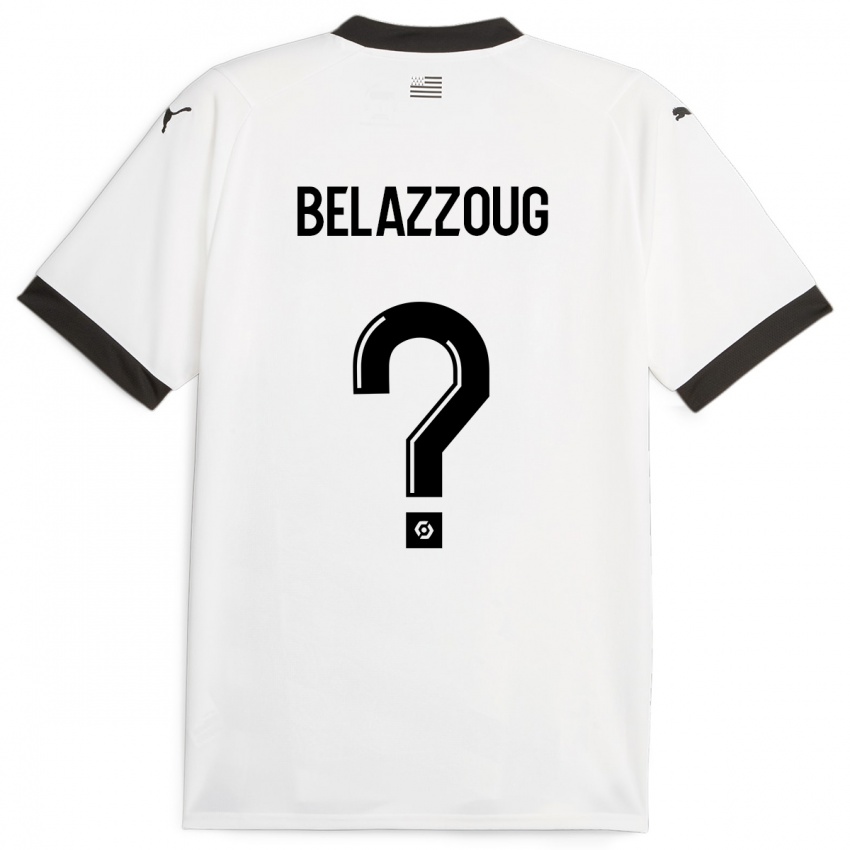 Kinder Kilian Belazzoug #0 Weiß Auswärtstrikot Trikot 2023/24 T-Shirt Österreich