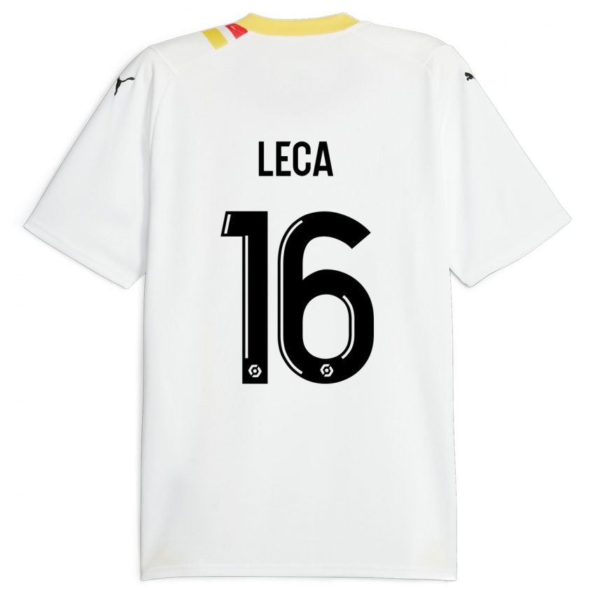 Kinder Jean-Louis Leca #16 Schwarz Auswärtstrikot Trikot 2023/24 T-Shirt Österreich