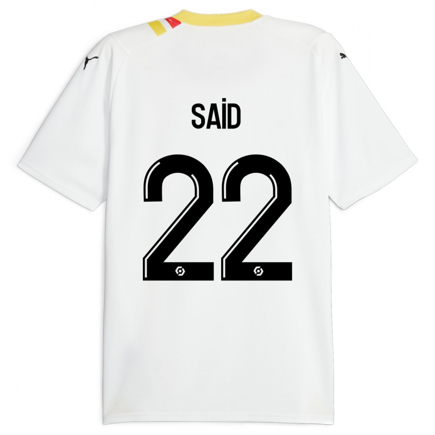 Kinder Wesley Saïd #22 Schwarz Auswärtstrikot Trikot 2023/24 T-Shirt Österreich