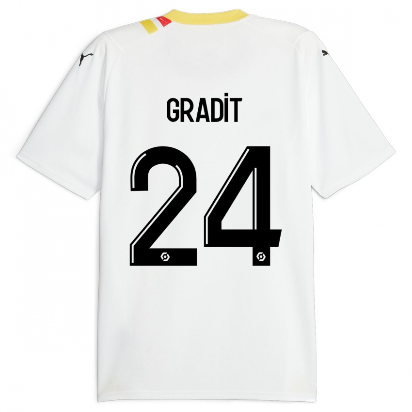 Kinder Jonathan Gradit #24 Schwarz Auswärtstrikot Trikot 2023/24 T-Shirt Österreich