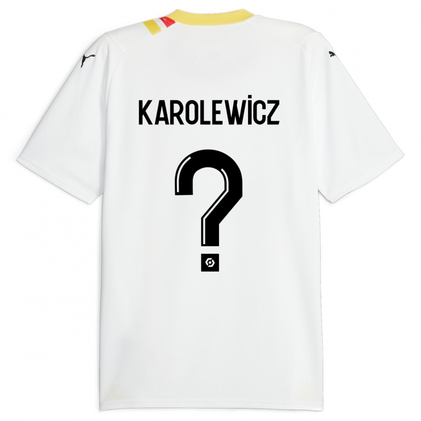 Kinder Roman Karolewicz #0 Schwarz Auswärtstrikot Trikot 2023/24 T-Shirt Österreich