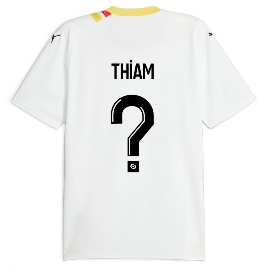 Kinder Mamadou Thiam #0 Schwarz Auswärtstrikot Trikot 2023/24 T-Shirt Österreich