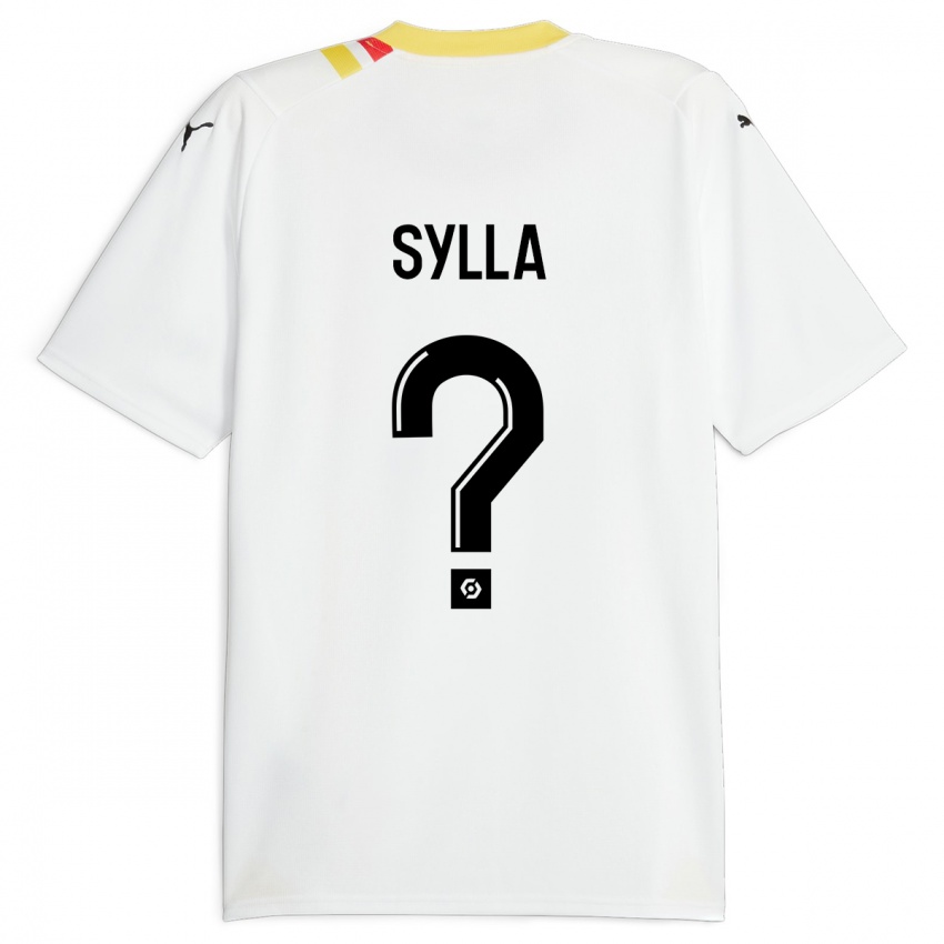 Kinder Fodé Sylla #0 Schwarz Auswärtstrikot Trikot 2023/24 T-Shirt Österreich