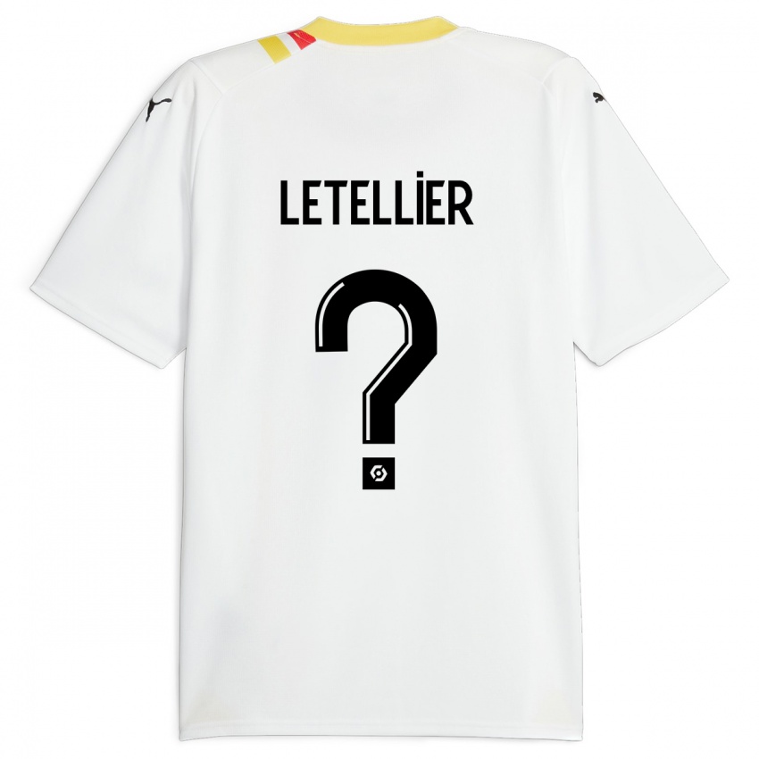 Kinder Trévor Letellier #0 Schwarz Auswärtstrikot Trikot 2023/24 T-Shirt Österreich