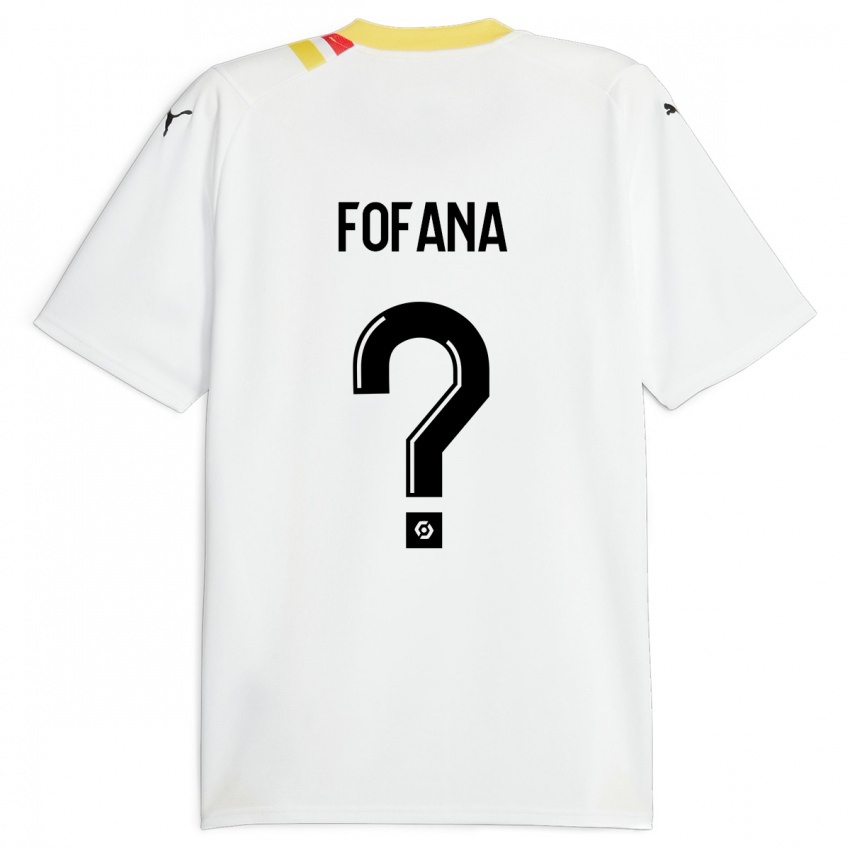 Kinder Rayan Fofana #0 Schwarz Auswärtstrikot Trikot 2023/24 T-Shirt Österreich