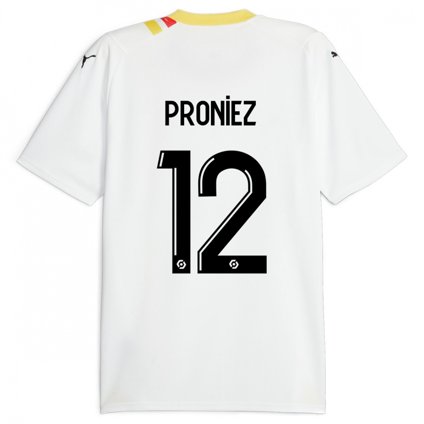 Kinder Fany Proniez #12 Schwarz Auswärtstrikot Trikot 2023/24 T-Shirt Österreich