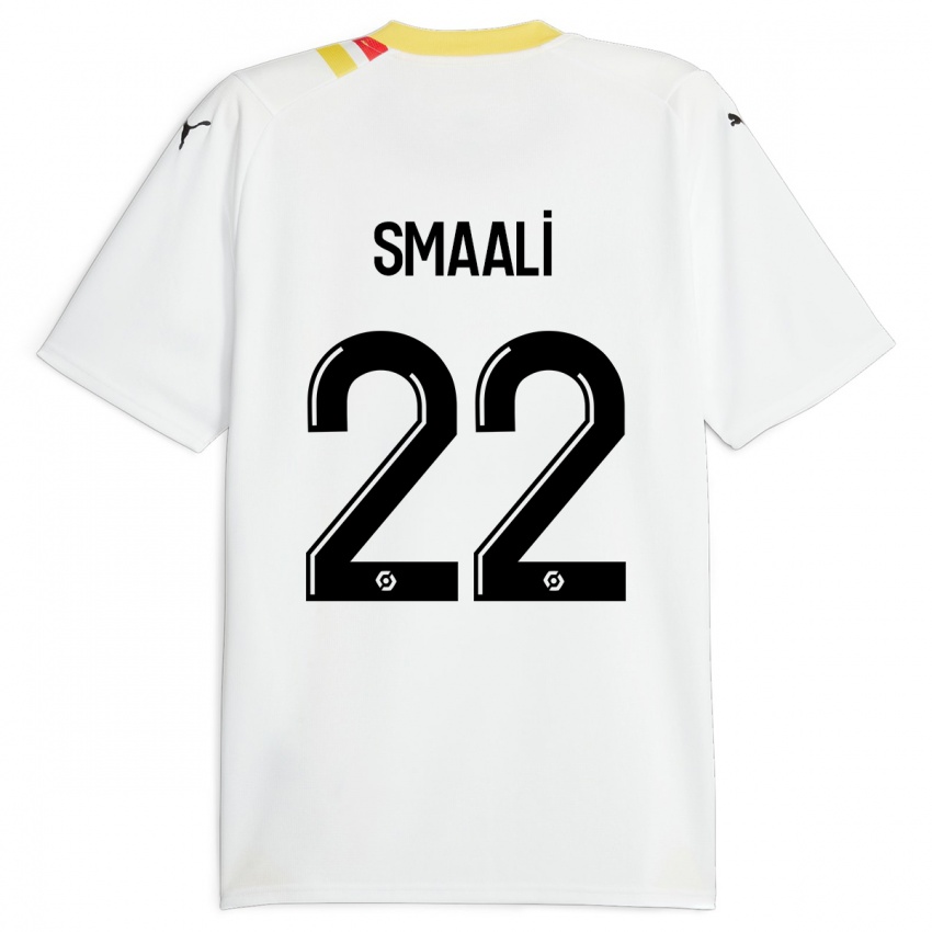 Kinder Emma Smaali #22 Schwarz Auswärtstrikot Trikot 2023/24 T-Shirt Österreich