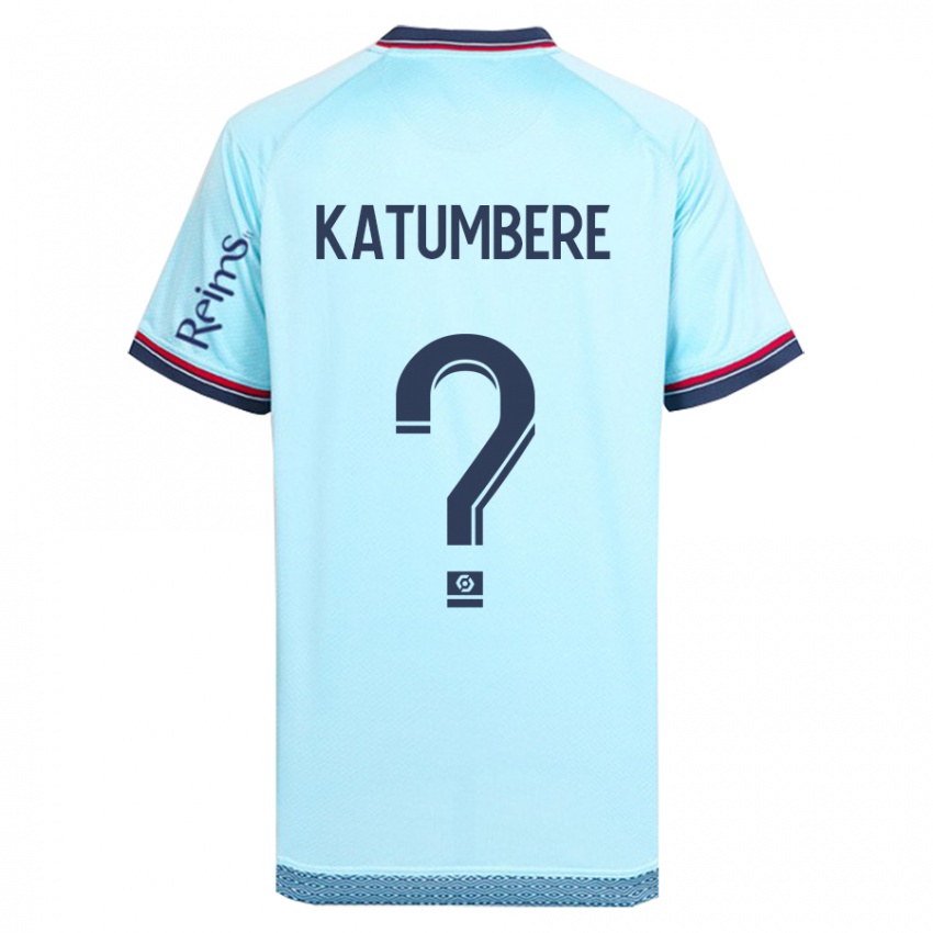 Kinder Noah Katumbere #0 Himmelblau Auswärtstrikot Trikot 2023/24 T-Shirt Österreich