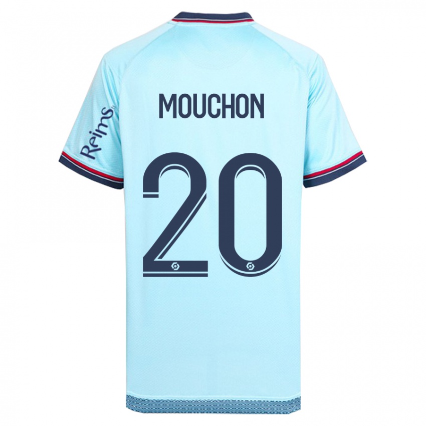 Kinder Noemie Mouchon #20 Himmelblau Auswärtstrikot Trikot 2023/24 T-Shirt Österreich