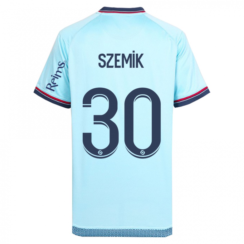 Kinder Kinga Szemik #30 Himmelblau Auswärtstrikot Trikot 2023/24 T-Shirt Österreich