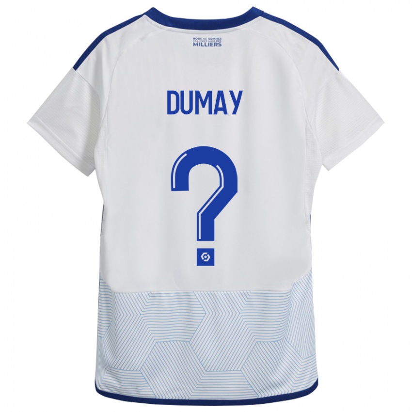 Kinder Yoann Dumay #0 Weiß Auswärtstrikot Trikot 2023/24 T-Shirt Österreich