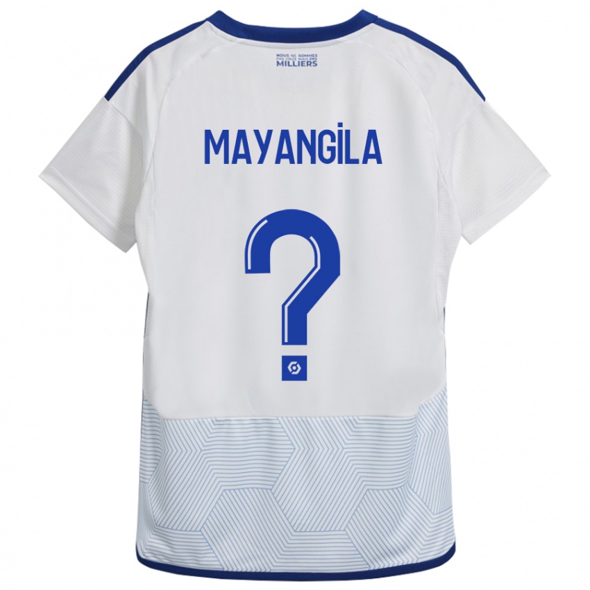 Kinder Ryan Tutu Mayangila #0 Weiß Auswärtstrikot Trikot 2023/24 T-Shirt Österreich