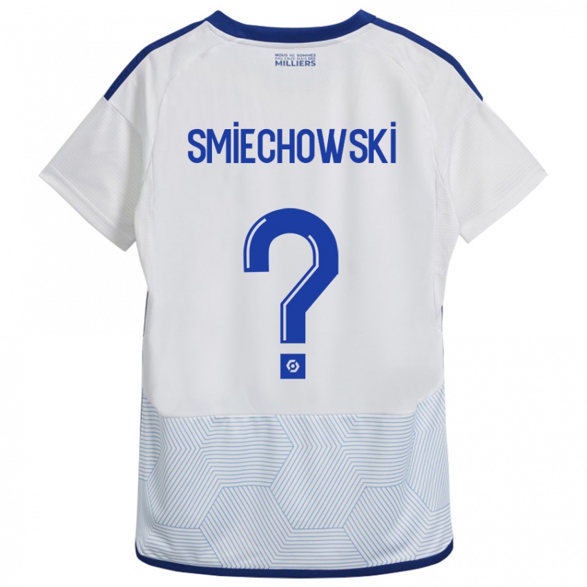 Kinder Artur Smiechowski #0 Weiß Auswärtstrikot Trikot 2023/24 T-Shirt Österreich