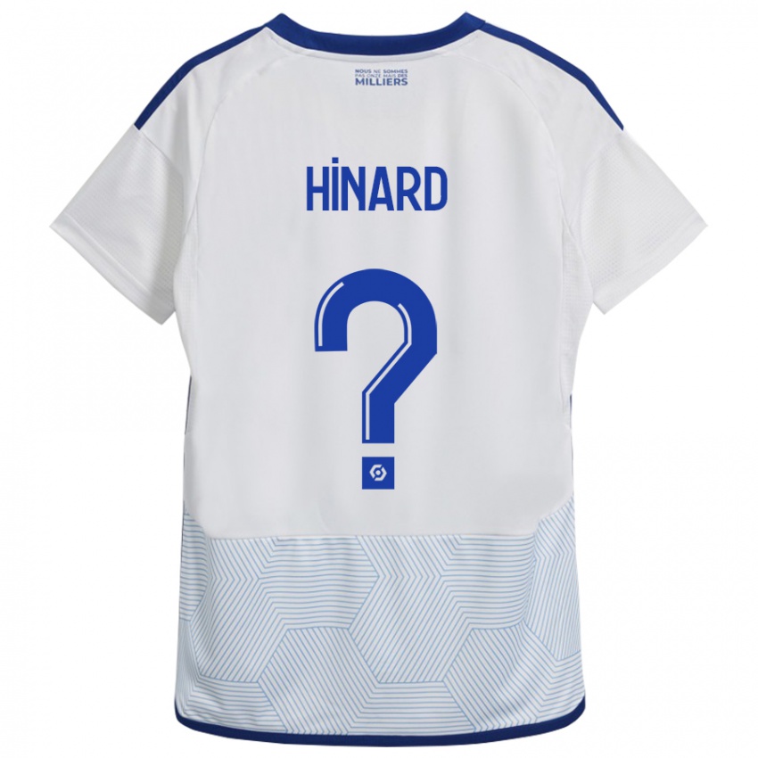 Kinder Noa Hinard #0 Weiß Auswärtstrikot Trikot 2023/24 T-Shirt Österreich