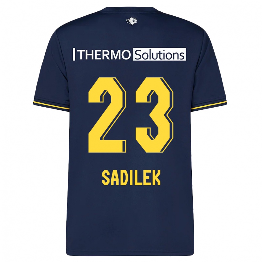 Kinder Michal Sadilek #23 Marine Auswärtstrikot Trikot 2023/24 T-Shirt Österreich