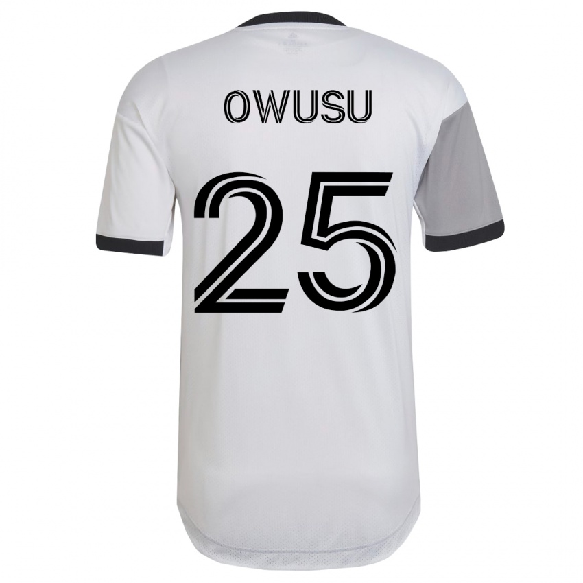 Kinder Prince Osei Owusu #25 Weiß Auswärtstrikot Trikot 2023/24 T-Shirt Österreich