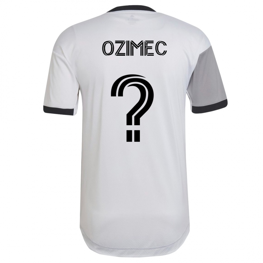 Kinder Lucas Ozimec #0 Weiß Auswärtstrikot Trikot 2023/24 T-Shirt Österreich