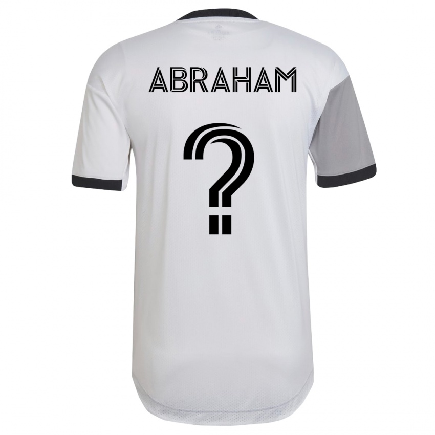 Kinder Nathaniel Abraham #0 Weiß Auswärtstrikot Trikot 2023/24 T-Shirt Österreich
