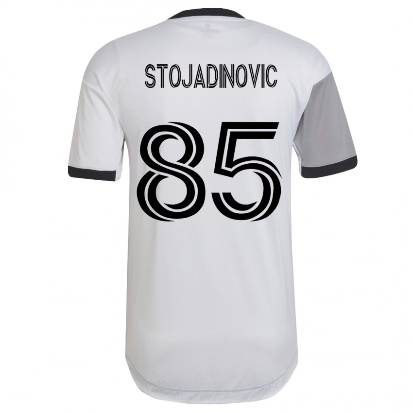 Kinder Marko Stojadinovic #85 Weiß Auswärtstrikot Trikot 2023/24 T-Shirt Österreich