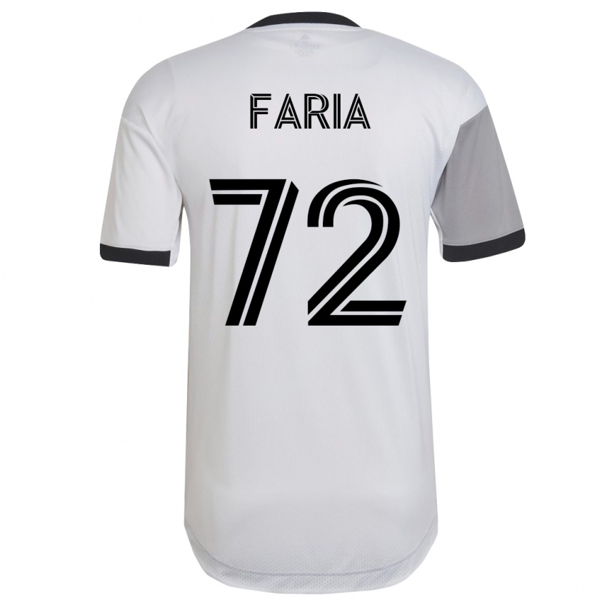 Kinder Jordan Faria #72 Weiß Auswärtstrikot Trikot 2023/24 T-Shirt Österreich