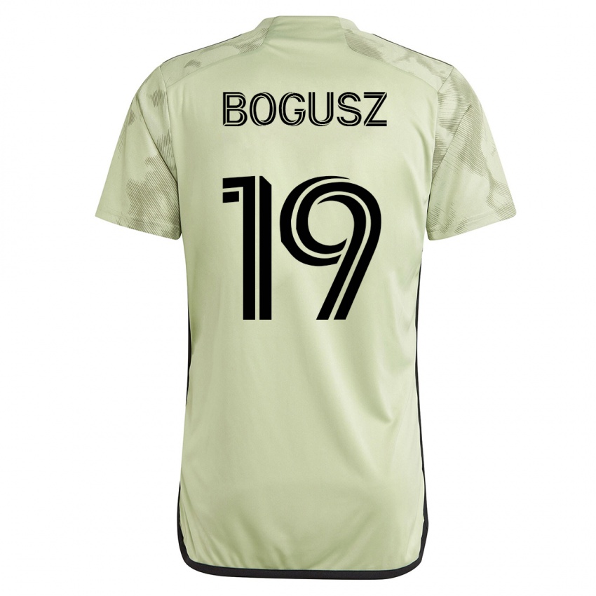 Kinder Mateusz Bogusz #19 Grün Auswärtstrikot Trikot 2023/24 T-Shirt Österreich