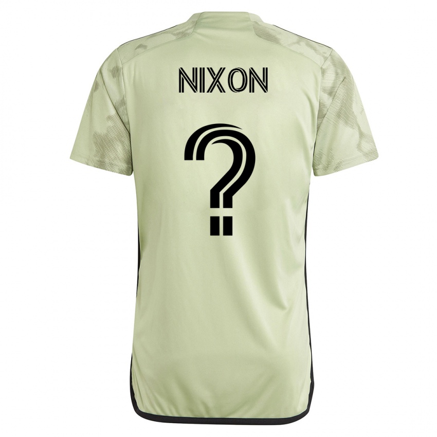 Kinder Shakir Nixon #0 Grün Auswärtstrikot Trikot 2023/24 T-Shirt Österreich