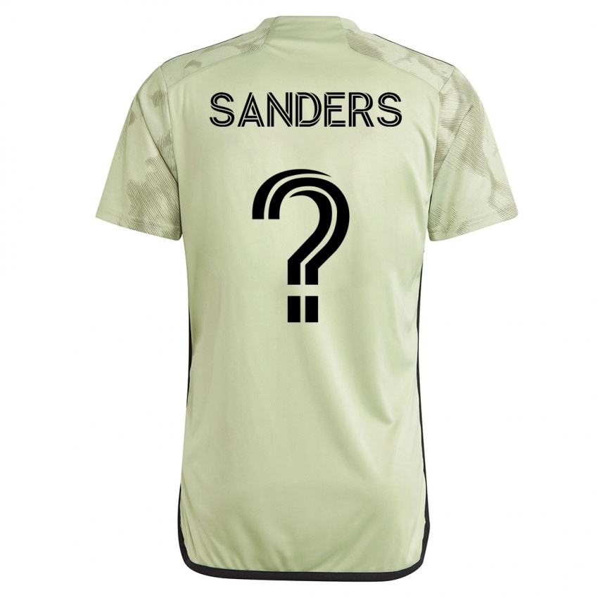 Kinder Adrian Sanders #0 Grün Auswärtstrikot Trikot 2023/24 T-Shirt Österreich