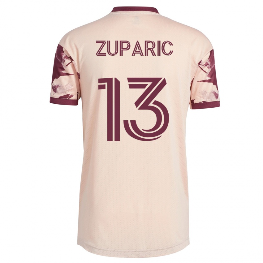 Kinder Dario Zuparic #13 Cremefarben Auswärtstrikot Trikot 2023/24 T-Shirt Österreich