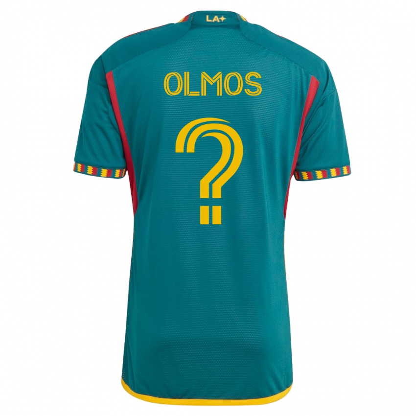 Kinder Justin Olmos #0 Grün Auswärtstrikot Trikot 2023/24 T-Shirt Österreich