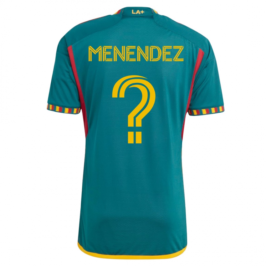 Kinder Alexsander Menendez #0 Grün Auswärtstrikot Trikot 2023/24 T-Shirt Österreich