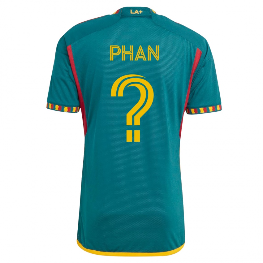 Kinder Brett Phan #0 Grün Auswärtstrikot Trikot 2023/24 T-Shirt Österreich