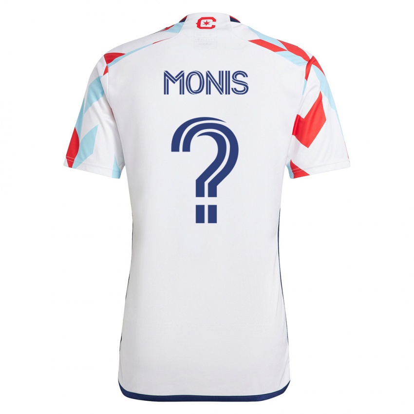 Kinder Alex Monis #0 Weiß Blau Auswärtstrikot Trikot 2023/24 T-Shirt Österreich
