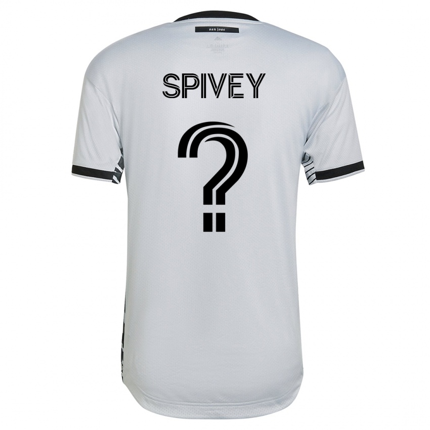 Kinder Kaedren Spivey #0 Weiß Auswärtstrikot Trikot 2023/24 T-Shirt Österreich