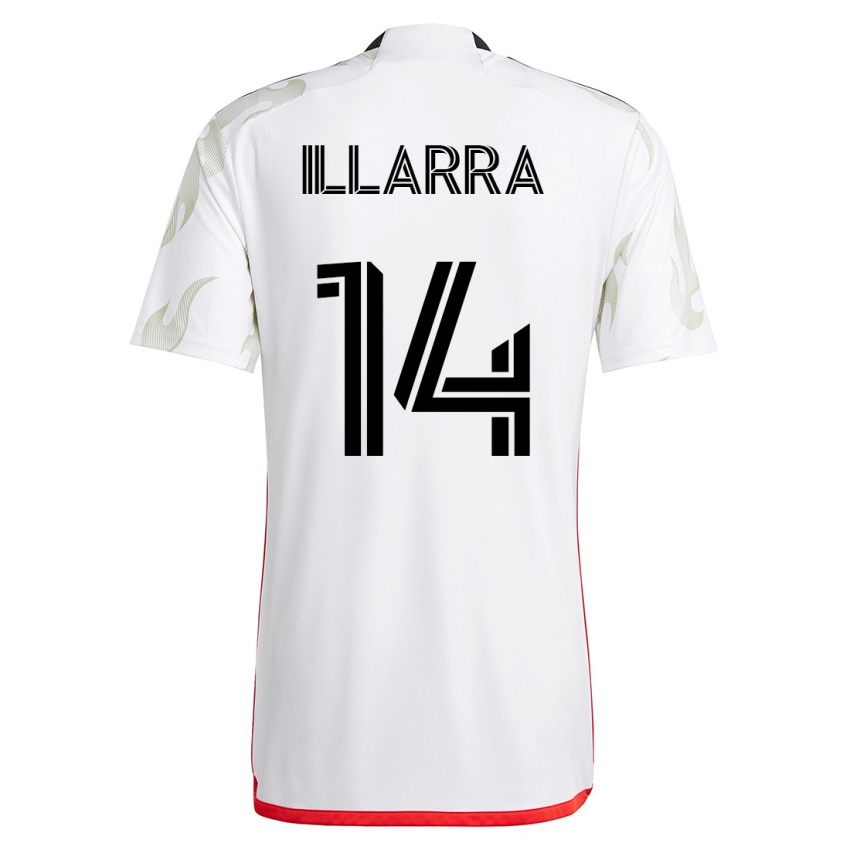 Kinder Asier Illarramendi #14 Weiß Auswärtstrikot Trikot 2023/24 T-Shirt Österreich