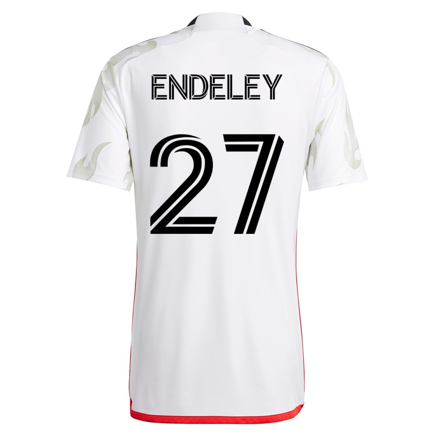 Kinder Herbert Endeley #27 Weiß Auswärtstrikot Trikot 2023/24 T-Shirt Österreich