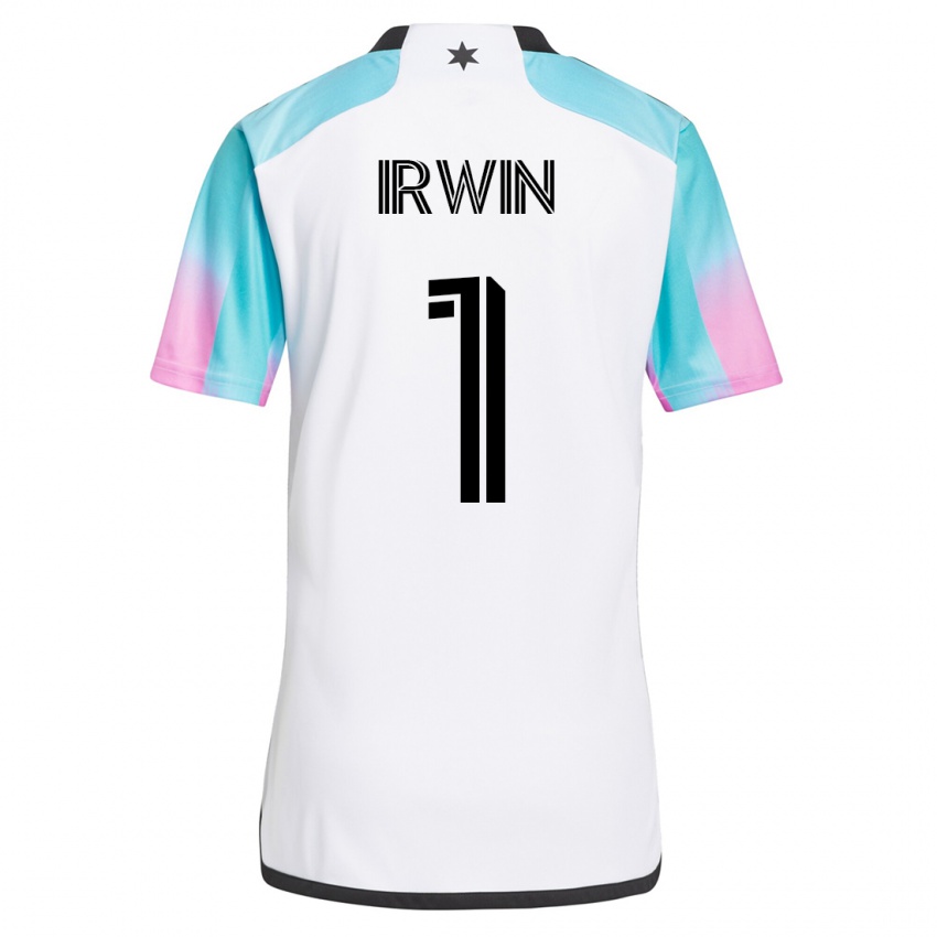 Kinder Clint Irwin #1 Weiß Auswärtstrikot Trikot 2023/24 T-Shirt Österreich